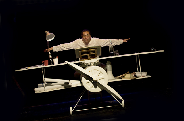 Corrado D'Elia è Don Chisciotte. Ph. Angelo Redaelli, Teatro Libero 2011