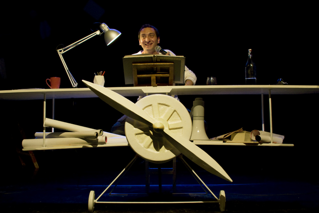 Corrado D'Elia è Don Chisciotte. Ph. Angelo Redaelli, Teatro Libero 2011