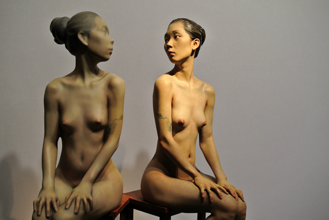 The build for the build. Xooang Choi (Galerie A.Benamou - V. Maxé). Art Paris Art Fair 2015. Ph. Silvia Dogliani