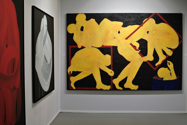 Enfermement, 2014. Mahi Binebine (Galerie Claude Lemand). Art Paris Art Fair 2015. Ph. Silvia Dogliani
