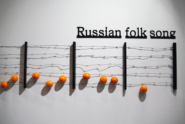 Kalinka, Russian folk song, 2015. Vadim Zakharov. Mario Mauroner Contemporary Art. Art Paris Art Fair 2015. Ph. Silvia Dogliani