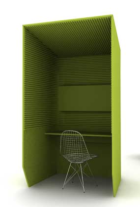 Mini-office insonorizzato Buzzibooth, Alain Gilles