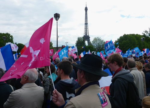 Anti gay mariage manifestation in Paris. 26th May 2013. Ph. Silvia Dogliani
