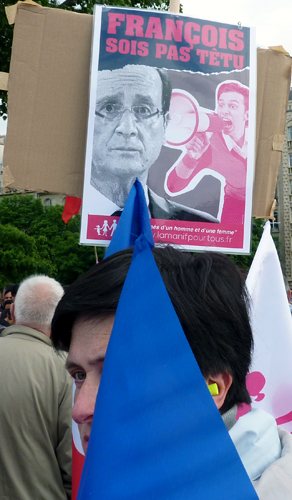Anti gay mariage manifestation in Paris. 26th May 2013. Ph. Silvia Dogliani