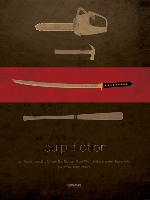 Pulpfiction. Illustration by Ibraheem Youssef