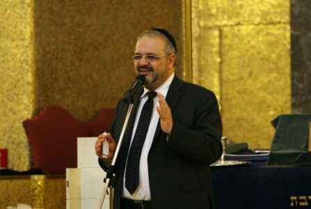 Alfonso Arbib, il Rabbino Capo della Comunita ebraica di Milano. Ph. Angelo Redaelli ©