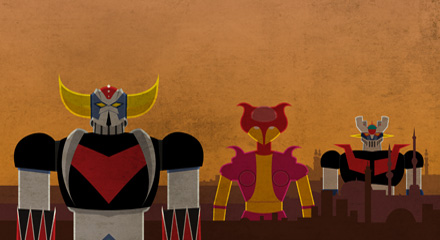 Grendaizer.  Illustration by Ibraheem Youssef