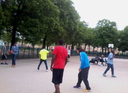 Una partita a basket