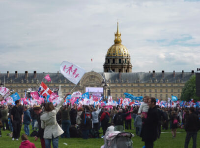 Anti gay mariage manifestation in Paris. 26th May 2013. Ph. Silvia Dogliani