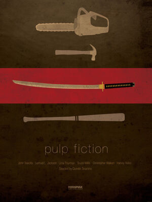 Pulpfiction. Illustration by Ibraheem Youssef