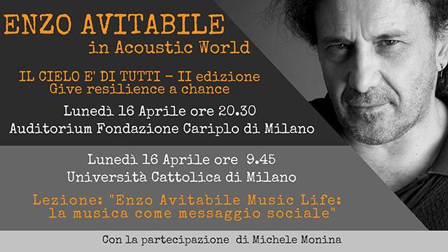 Milano: Enzo Avitabile, la musica come messaggio sociale