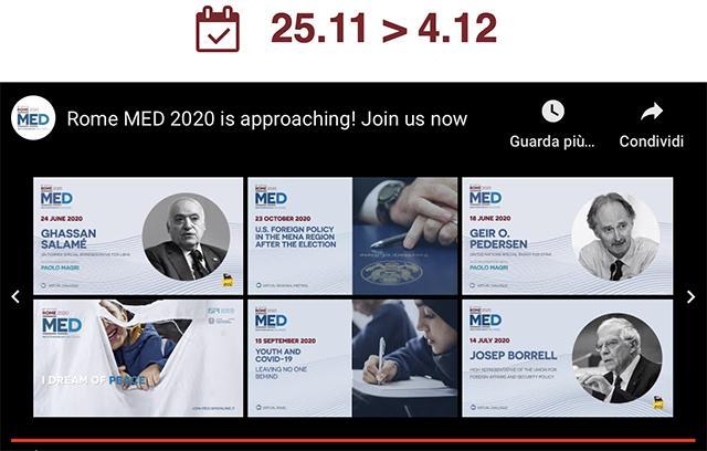 Micronews: MED2020, Mediterranean dialogues in Rome