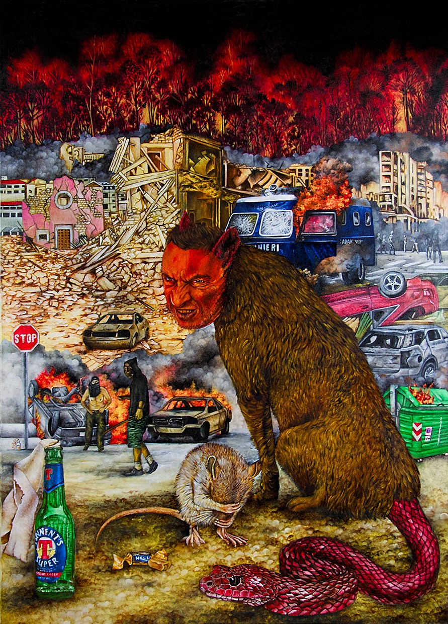 Giacomo borzoni lui 70x100 olio su tela 2024 1240