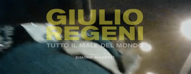 Slider Giulio Regeni tutto il male del mondo 1540x600